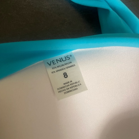 Venus turquoise Tankini Top size 8 - Picture 5 of 5